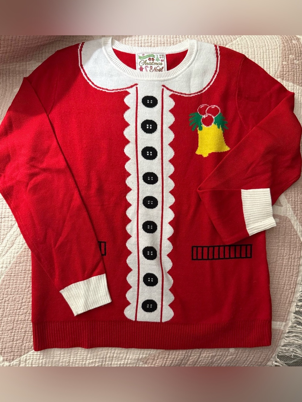 CUTE CHRISTMAS SWEATER SZ MEDIUM